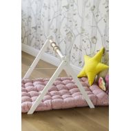 /MrhomeLT Wooden baby gym, no hangers, only frame (color White) + three wooden rings