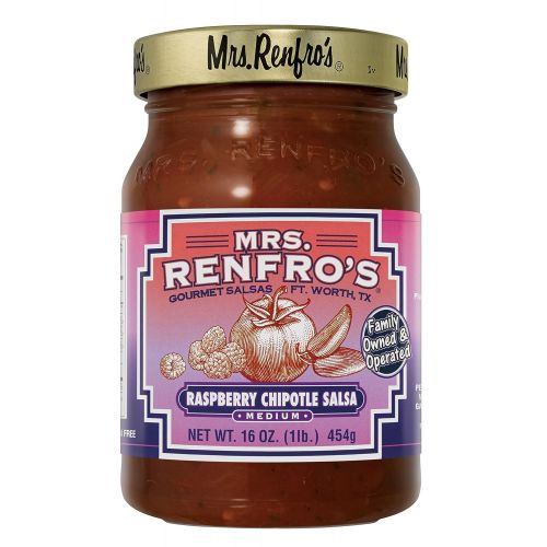  Mrs. Renfros Raspberry Chipotle Salsa, 16 oz (4 Pack)