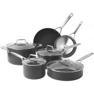 MSMK 10-Piece Nonstick Cookware Pots and Pans Set, Heat Evenly, Burnt also Non stick, Induction, Scratch-resistant, Cleaned Easily, Dishwasher Safe PFOA-Free Cooking Pan Sets