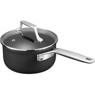 MSMK 2.5 Quart Saucepan with lid, Stay-Cool Handle, Burnt also Nonstick, Scratch-resistant, Induction Cooking Pot