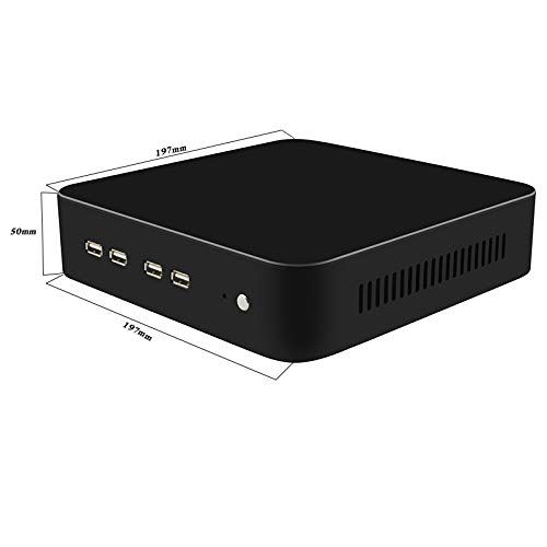  Msecore Intel Quad Core i7 7700 16G RAM,512G SSD, 1000G Mini PC Desktop Computer Windows 10 Nettop NUC Barebone System HTPC Game Kabylake HD630 Graphics 4K WiFi (Silver)