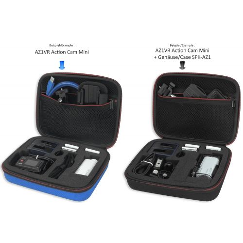  Mtb more energy mtb more energy Schutztasche XL fuer Sony FDR-X1000V, X3000R / HDR-AZ1, AS300(R), AS200V, AS100V, AS50 ... - Schwarz - Koffer Case Stecksystem Modular