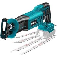 Cordless Reciprocating Saw for Makita 18V Lithium-Ion Battery, MtiolHig Brushless Recipro Saw Tool Only, 3200SPM 1