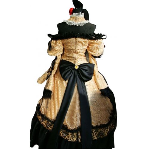  Mtxc Womens Vocaloid Cosplay Costume Kagamine Rin The Princess of Lucifer Dress