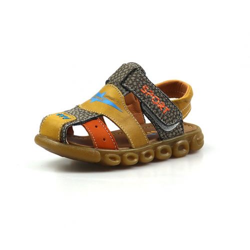  Mubeuo Closed Toe Leather Little Kids Toddler Boys Sandals
