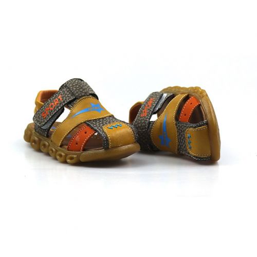  Mubeuo Closed Toe Leather Little Kids Toddler Boys Sandals