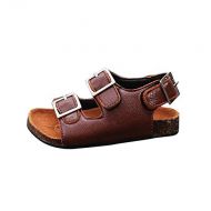 Mubeuo Leather Skidproof Walking Boys Toddler Sandals for Kids