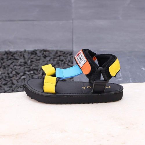  Mubeuo Leather Skidproof Beach Boys Kids Sandals for Toddler