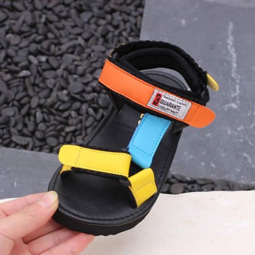  Mubeuo Leather Skidproof Beach Boys Kids Sandals for Toddler