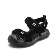 Mubeuo Leather Athletic Closed Toe Kids Boys Toddler Sandals