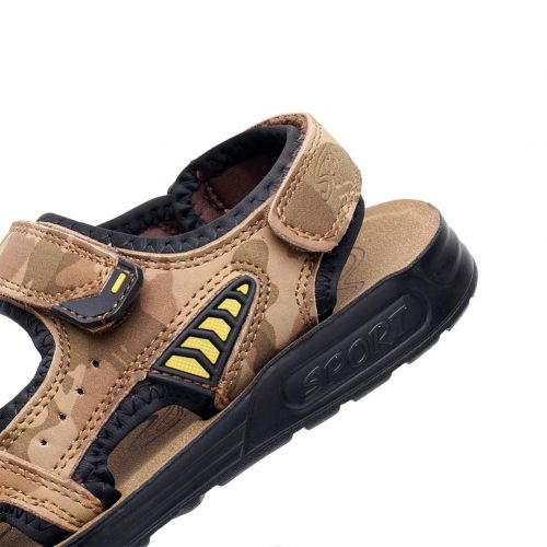  Mubeuo Leather Anti-Skid Beach Kids Athletic Hiking Sandals for Boys