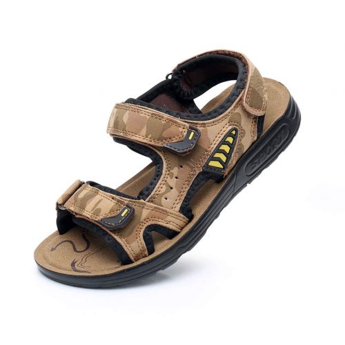  Mubeuo Leather Anti-Skid Beach Kids Athletic Hiking Sandals for Boys