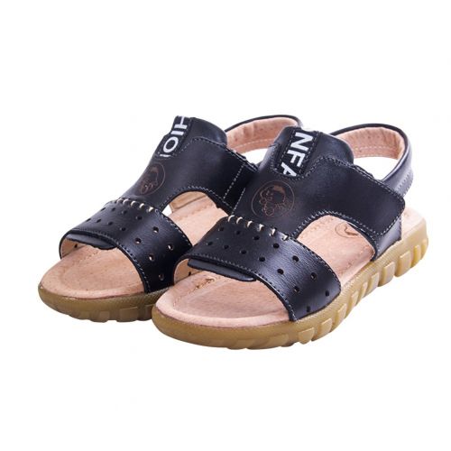  Mubeuo Leather Anti-Skid Outdoor Kids Toddler Sandals for Boys Sandles