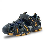 Mubeuo Athletic Leather Hiking Boys Sandals for Kids Sandles