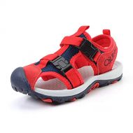 Mubeuo Leather Closed Toe Hiking Breathable Sandals for Boys Sandles