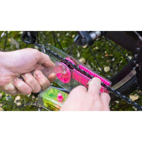  [아마존베스트]Muc Off 277 Yellow X3 Chain Cleaning Kit, 2.54 Fluid_Ounces