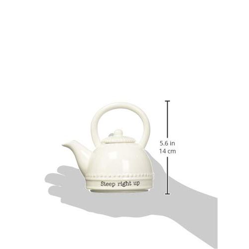  Mud Pie 4301011 Mini Teapot Set One Size White