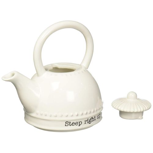  Mud Pie 4301011 Mini Teapot Set One Size White