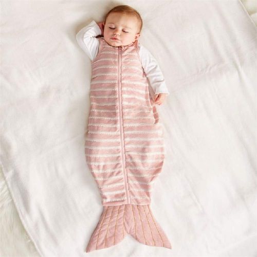  Mud Pie Baby Girls Mermaid Sleep Sack (Infant)