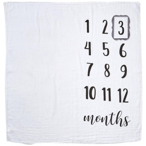  Mud Pie Monthly Milestone Blanket Photo Prop Set