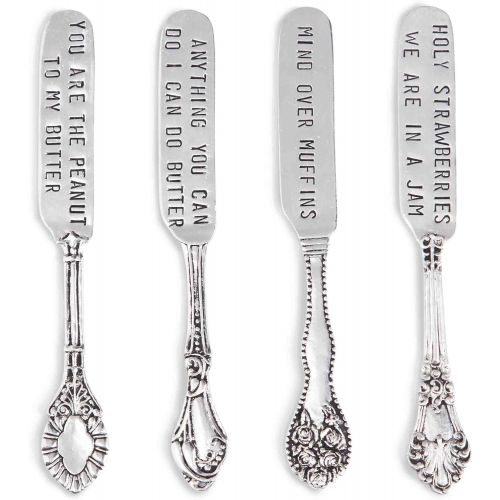  Mud Pie Circa Spreader Set, Silver