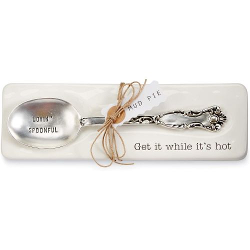  Mud Pie Ceramic Hot Spoon Rest Set of 2