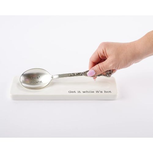  Mud Pie Ceramic Hot Spoon Rest Set of 2