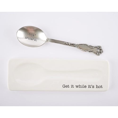  Mud Pie Ceramic Hot Spoon Rest Set of 2