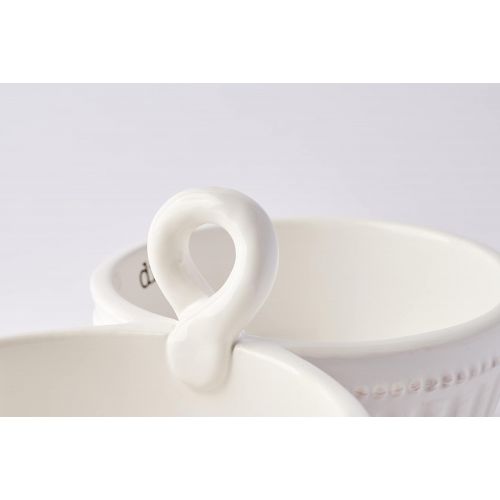  Mud Pie Ceramic Double Dip Set of 2