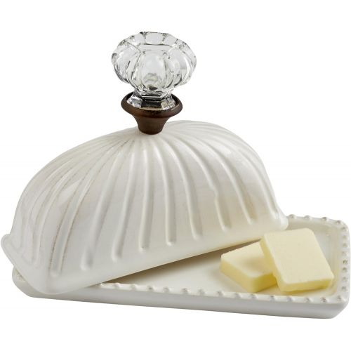  Mud Pie Door Knob Butter Dish