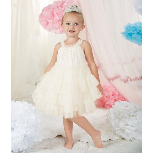  Mud Pie Baby Girls Easter Holiday Sleeveless Casual Dress