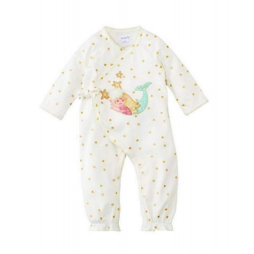  Mud Pie Mermaid Kimono Sleeper, 3-6 Months