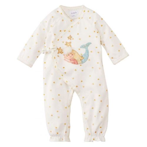  Mud Pie Mermaid Kimono Sleeper, 0-3 Months