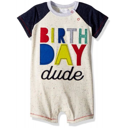  Mud Pie Mens Birthday Dude Shortall (Infant)