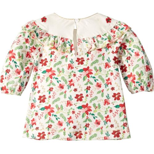  Mud Pie Womens Merry Floral Ruffle Dress (Infant)