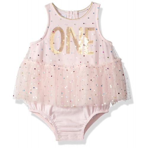  Mud Pie Womens Yay One Birthday Tutu Crawler (Infant)