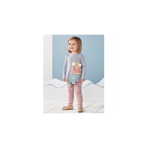  Mud Pie Womens Mermaid Tunic and Leggings Two-Piece Set (Infant/Toddler)