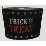Mud Pie Halloween Decorative Bucket (Trick Treat)