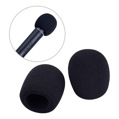  Mudder 5 Pack Foam Mic Cover Handheld Microphone Windscreen (5 Pack)