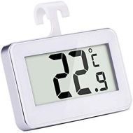 Mudder Digitales drahtlosesKuehl-/Gefrierschrankthermometer und Innen Temperatur Monitor, Weiss
