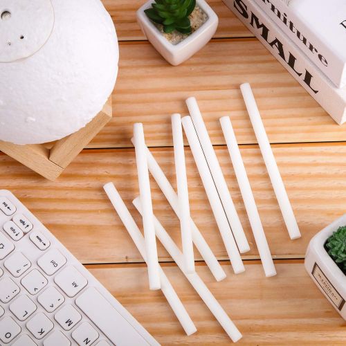  Mudder 24 Pieces Humidifier Cotton Sticks Filter Replacement Wicks Humidifiers Filter Sticks Refill Sticks for Portable Personal USB Mini Humidifier Supplies, 8 x 136 mm