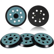 Mudder 5 Pieces 5 Inch 8 Hole Replacement Sander Pad 3 Eye Hook and Loop Sander Pad Sanding Backing Plates Compatible with & Makita