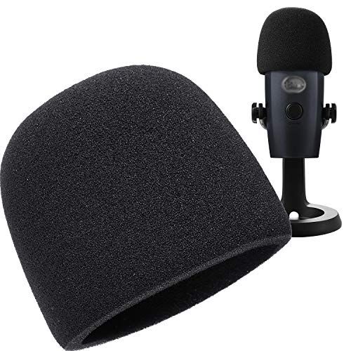  Mudder Mic Cover Microphone Foam Windscreen for Blue Yeti Nano Condenser Microphone (Size B, 1 Pack)