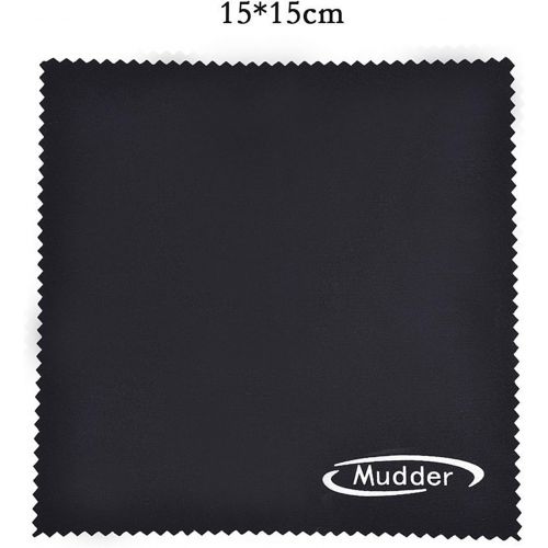  Mudder 3 Pack Lens Cap Keeper Holder with Cleaning Cloth and Black Velvet Bag for Canon/Nikon/Sony/Panasonic/Fujifilm Camera