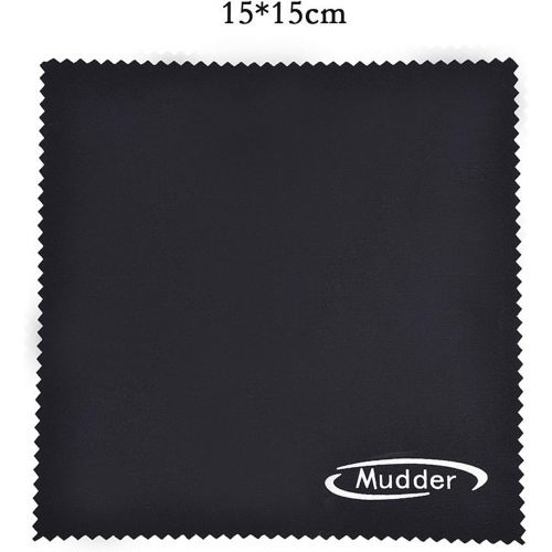  Mudder 3 Pack Lens Cap Keeper Holder with Cleaning Cloth and Black Velvet Bag Compatible with Canon/Nikon/Sony/Panasonic/Fujifilm Camera
