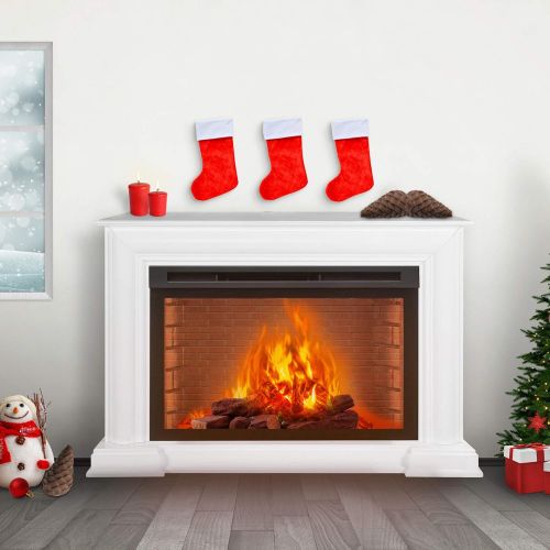  Mudder Ceramic Fiber Wood Small Size Gas Fireplace Logs for Most Types of Indoor, Gas Insert, Ventless, Propane, Gel, Ethanol, Electric, Outdoor Fireplaces, Fire Pits, Clean Burning Acces