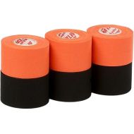 Mueller Athletic Tape Sports Tape, Orange and Black 6 rolls