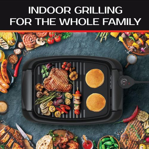  Mueller Austria Mueller Ultra GrillPower 2-in-1 Smokeless Electric Indoor Removable Grill and Griddle Combo, Nonstick Plate, with Adjustable Temperature, 120V