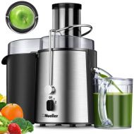 Mueller Austria Mueller Juicer Ultra Power, Easy Clean Extractor Press Centrifugal Juicing Machine, Wide 3 Feed Chute for Whole Fruit Vegetable, Anti-drip, High Quality, Large, Silver