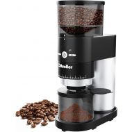 Mueller Austria Mueller Ultra-Grind Conical Burr Grinder Professional Series, Innovative Detachable PowderBlock Grinding Chamber for Easy Cleaning and 40mm Hardened Gears for Long Life